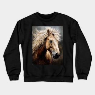 Beautiful Palomino Horse Crewneck Sweatshirt